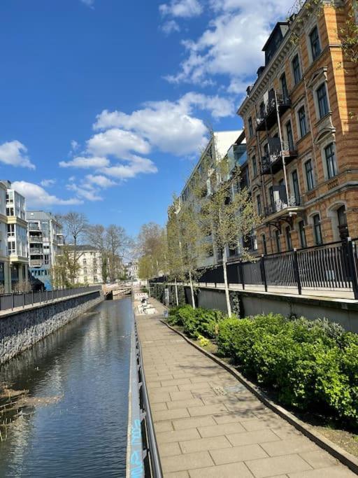Innenstadt Refugium In Ruhiger Wasserlage+Balkon 莱比锡 外观 照片