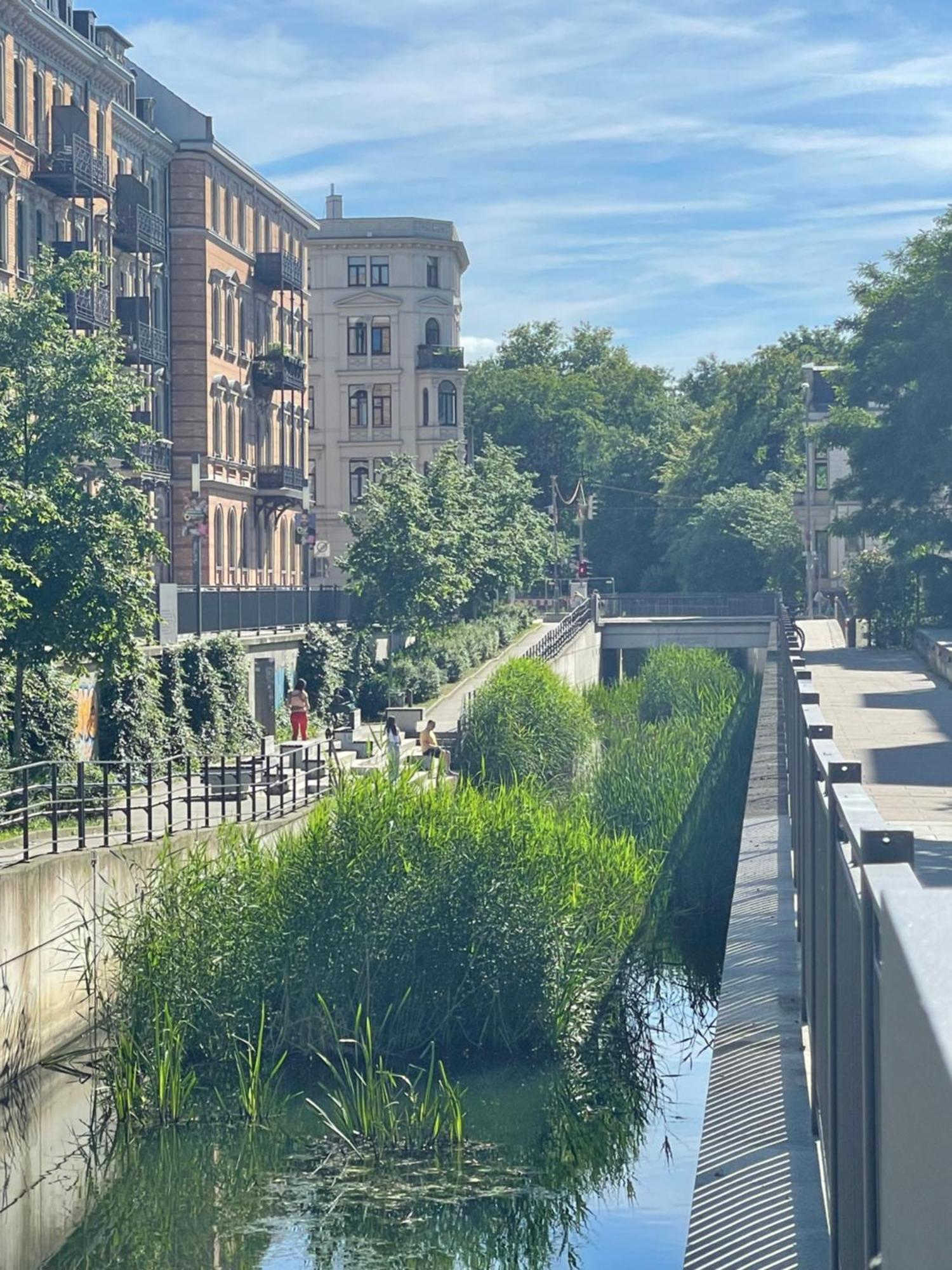 Innenstadt Refugium In Ruhiger Wasserlage+Balkon 莱比锡 外观 照片